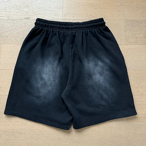 Shorts Homme 100% Coton à Cordon de Serrage, Style Vintage Délavé, Cinq Poches, Streetwear Décontracté, Couleur Unie, Nouvelle Collection Tendance Marque - Product Image 2