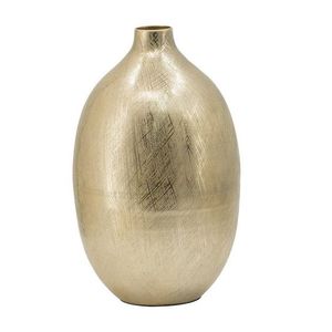 Vase de table en aluminium à motif ondulé Art Déco pour la décoration de salon, taille personnalisée disponible, Inde - Product Image 4
