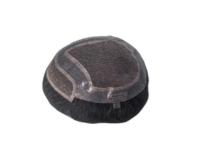 Peluca de Cabello Humano Virgen Remy Indio, Tupé con Ondas Naturales, Trama Única para Prótesis Capilares de Encaje - Product Image 3