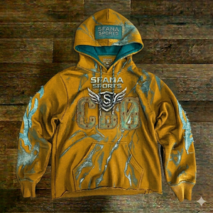 Sweat à capuche oversize pour homme, motif géométrique polynésien Samoa, pull décontracté de qualité supérieure, en tissu peigné pour l'automne, avec poche avant - Product Image 5