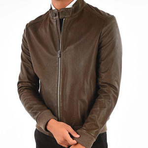 Heavy Duty Cowhide Leather Winter Jacket <b>Heat</b> Flame Resistant Open Back Welding <b>Coat</b> Split Shoulder Design Eco-Friendly Quick - Product Image 1