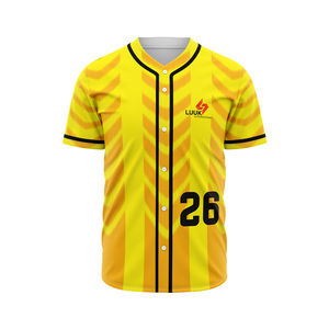 Dernière tendance : Maillot de baseball personnalisé à boutons en tissu mesh, séchage rapide, vêtements de sport, fournisseur OEM ODM - Product Image 5