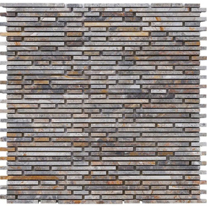 Mosaico de Mármol de Alta Pureza, Material Impermeable y Duradero para Construcción de Villas Interiores, Recubierto en Beige Claro - Product Image 5