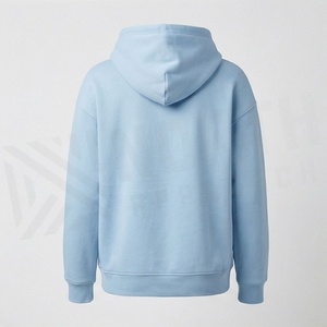 Ensemble de survêtement deux pièces en coton épais pour femme, avec sweat à capuche oversize, couleur personnalisable, logo personnalisé, vierge - Product Image 2