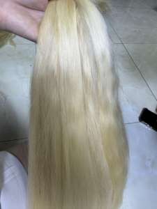 ขายส่งหนังกําพร้าผมสีบลอนด์ชิดเวอร์จินดิบเรมี่ 100% จํานวนผมมนุษย์ - Product Image 4