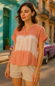 Chemise en rayonne de luxe pour femme, collection mode, chemise tendance à col ouvert, exportateur d'Inde, coupe ajustée - Product Image 3