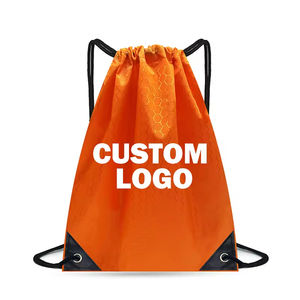 Sac à dos promotionnel en nylon et polyester avec cordon de serrage, sac à cordon personnalisé avec logo, sac de sport personnalisé, sac de voyage à cordon - Product Image 1