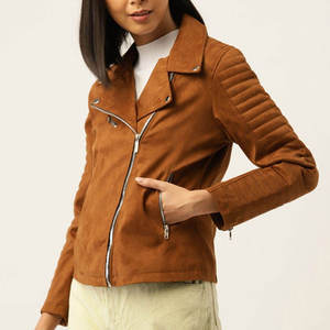 Chaquetas de Cuero para Mujer a Precio Económico, Nueva Colección de Moda, Chaqueta de Cuero Personalizada para Mujer en Cantidad al por Mayor - Product Image 2