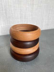Brazalete de Madera Vintage Hecho a Mano, Adorno para la Muñeca, Joyería de Diseño Étnico, Regalo Casual de Moda para Chicas, Floral/Geométrico - Product Image 5