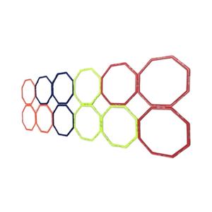 Escalerilla de látex octogonal de 6 pulgadas para entrenamiento, escalerilla para deportes y agilidad, disponible en varios colores, fabricante de la India - Product Image 1