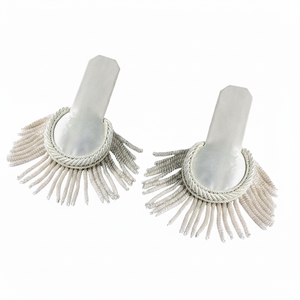 Épaulettes à franges métalliques personnalisées OEM ODM pour costumes de scène et accessoires d'uniformes - Product Image 4