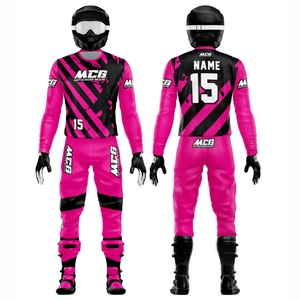 Nuevo Conjunto de Motocross para Hombre, Diseño Vintage, Sublimación, Jersey y Pantalones de Carreras MX, Tela de Nailon y Poliéster de Alta Calidad - Product Image 1