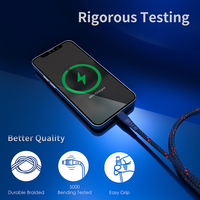 Câble de charge rapide USB-A vers USB-C en cuivre pur exquis avec gaine en PVC et blindage tressé en nylon, certifié USB-IF, en stock !