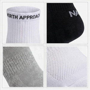 Ankle <b>Socks</b> Solid Color Breathable Running <b>Socks</b> for Adults Summer Thin Knitted Spandex <b>Polyester</b> <b>Socks</b> - Product Image 4