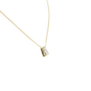 18K Yellow Gold Personalized <b>Initial</b> Pendant-Classic Diamond Cut <b>Chain</b> for Anniversary & Party - Product Image 5