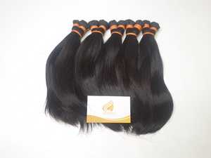 ผมต่อแบบชาวเวียดนามตรงสีบลอนด์ธรรมชาติแบบ100% ผมคนบริสุทธิ์แบบไม่ผ่านกระบวนการผมสำหรับจัดแต่งทรงผมแบบออร์แกนิก - Product Image 5