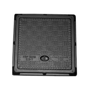 Couvercle de regard en PRV/SMC léger, résistant aux produits chimiques, étanche, durable, 10x10 cm, prêt à être expédié pour la sécurité des parkings - Product Image 6