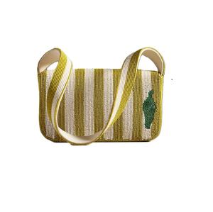 Sac à main vintage brodé de perles de rocaille avec motif ethnique, sac à main moderne brodé de perles de rocaille pour occasions festives - Product Image 3