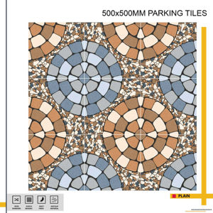 Dalles de stationnement extérieures haute résistance 50x50 cm, développées pour les environnements exigeants nécessitant une stabilité contre les charges et les intempéries - Product Image 1