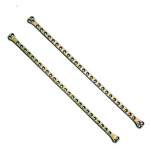 Placa para mascotas cortable Double T, accesorios para perros, equipo médico, producto para mascotas, longitud 148, ancho 4 mm, grosor 1,5 mm, 32 agujeros - Product Image 4