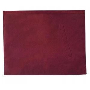 Tablier et écharpe de chevalier maçonnique de qualité supérieure, sur mesure, écologiques, brodés à la main, avec logo personnalisé, couleur bordeaux, insignes uniques - Product Image 4