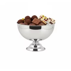 Bol à chocolat en métal résistant à la chaleur fait à la main pour hôtel, bol à bonbons en acier inoxydable pour fruits secs et en-cas - Product Image 1
