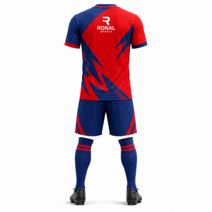 ชุดฟุตบอลชาย เสื้อและเสื้อทีมราคาถูก ชุดเสื้อฟุตบอลเด็ก ชุดฝึกซ้อมกีฬา ชุดฟุตบอลระบายอากาศดี แฟชั่นสั่งทำได้ - Product Image 2