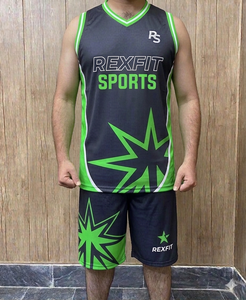 Uniformes de Baloncesto Reversibles Rexfit para Hombre y Niños, Diseño en Blanco al por Mayor, Personalización con Logotipo Rexfit - Product Image 4