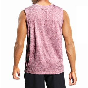 Camiseta sin mangas de algodón para hombre 2025, estilo casual, venta al por mayor, ropa deportiva para correr, hacer ejercicio, con logo personalizado en la espalda, precio económico. - Product Image 4