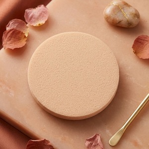[K-ESSENTIALS] ฟองน้ำแต่งหน้า K-Beauty Glow Puff Air Heart Natural Soft Touch สำหรับลงรองพื้น - Product Image 3