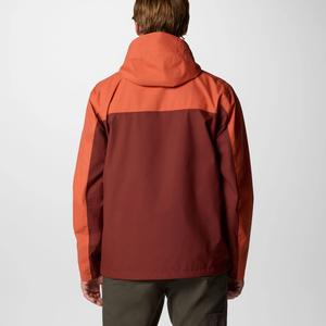 <b>Men's</b> Hooded Color Blocking <b>Jacket</b> Waterproof Polyester Autumn Casual Outdoor Wear - Product Image 1
