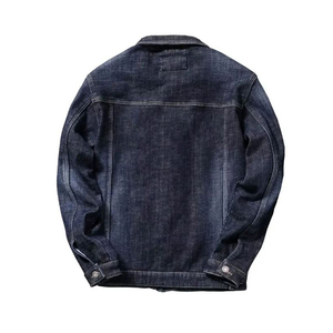 Good <b>Material</b> Men's <b>Denim</b> Jackets Personalized Cheap Price Best <b>Material</b> ODM Service for Men's <b>Denim</b> Jackets - Product Image 4