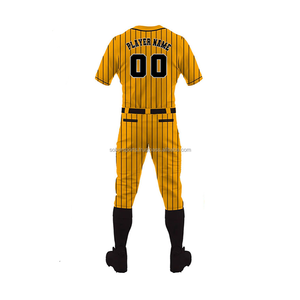 Unisex Hip Hop Button <b>Down</b> Digital Printed Men's Baseball Shirt Striped Stitched Letters Number Custom Baseball Jersey Uniform - Product Image 2