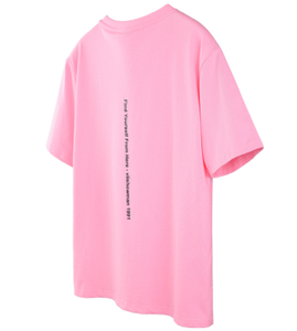 เสื้อยืดสีดำขนาดใหญ่พิเศษ พิมพ์ลายภาพด้านหน้า แขนสั้น คอกลม สไตล์ลำลองสำหรับผู้หญิง ผ้าเจอร์ซีย์ถักจากผ้าฝ้าย ทรงเดรส - Product Image 2