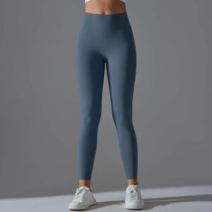 Pantalones Deportivos Transpirables de Alta Calidad para Mujer, Talla XL Plus, Leggings de Yoga Personalizables con Estampado a Cuadros, Cintura Elástica y Alta - Product Image 5