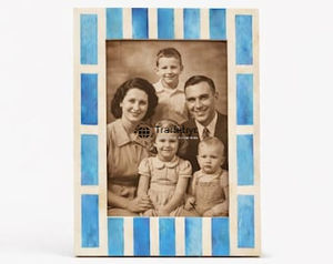 Marco de Fotos Creativo de Lujo Hecho a Mano con Incrustaciones de Hueso, Acabado Brillante y Opción de Logotipo Personalizado - Marco de Diseño Premium por Tradebyd - Product Image 5