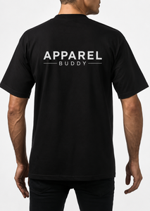 Camiseta de Manga Corta Casual para Hombre, Marca AMY, 100% Algodón, Corte Regular, Lisa, con Logotipo Personalizado al por Mayor - Product Image 6