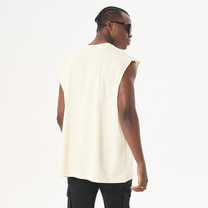 Débardeur Homme Sans Manches en Coton Coupe Oversize Style Streetwear Été Vente en Gros Direct Usine - Product Image 5