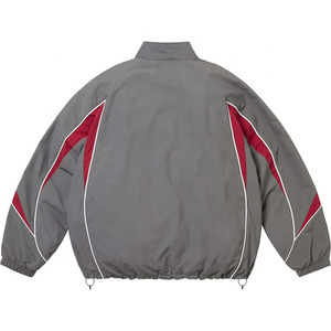 Chaqueta Deportiva Vintage Personalizada para Hombre, Estilo Oversize con Paneles en Contraste y Ribete, Cortavientos - Product Image 2
