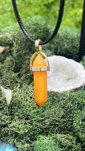 Colgante de Cristal Natural en Forma de Columna Hexagonal, Piedra de los Deseos, Ágata Mirani, Decoración para el Hogar con Temática de Hadas y Regalo - Product Image 2