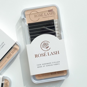 Extensions de cils individuelles en faux vison Rose Lash, faites à la main, naturelles, douces, professionnelles, prix de gros - Product Image 2