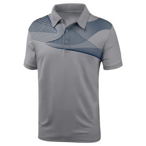Nouveau design respirant SAADELLOUS INDUSTRIES pour chemises pour femmes et hommes en coton et fibre de bambou, jersey imprimé numériquement, devant en jersey, pour le golf - Product Image 2