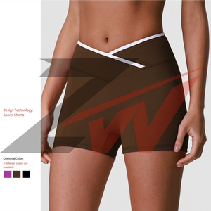Solid Color High-Waisted <b>Yoga</b> <b>Shorts</b> for Women Quick Dry Breathable Fitness Sport Stretch Gym Running Fitness <b>Shorts</b> Design - Product Image 3