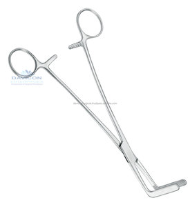 Reusable Stainless Steel <b>Vaginal</b> <b>Clamp</b> Forceps CE ISO Approved for Surgical Tissue Grasping and <b>Vaginal</b> Procedures - Product Image 2
