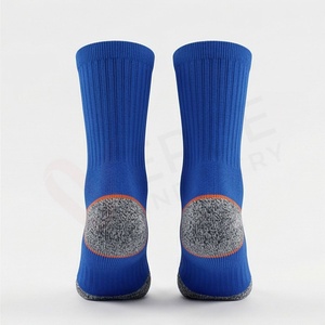 Chaussettes ras du cou pour hommes, couleur unie, tricotées, respirantes, en coton, polyester et élasthanne, pour usage quotidien en automne, style classique - Product Image 2