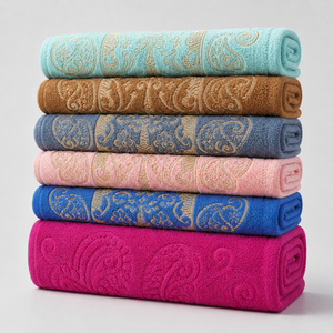 Serviette en tissu éponge de qualité supérieure offrant une surface texturée douce, une absorption rapide et une utilisation confortable pour le bain, le spa et les voyages - Product Image 4