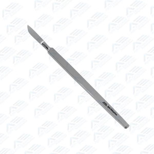 Cuchillo de disección con mango metálico, tamaño de hoja personalizado, instrumento médico manual, instrumentos quirúrgicos, hoja afilada de acero inoxidable - Product Image 2