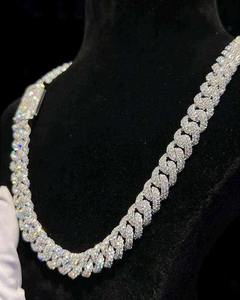 Luxury Quality Gold Diamond Chain <b>Necklace</b> <b>for</b> <b>Men</b> and Women with Moissanite Diamonds Jewelry Available at Wholesale Price - Product Image 4