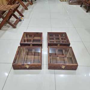Wholesale <b>Wooden</b> Spice <b>Box</b> Masala Dabba Bulk Kitchen Storage Organizer - Product Image 4
