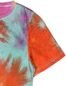 Camiseta de verano informal para mujer, con efecto tie-dye, para playa, natación, gimnasio, yoga, transpirable, holgada, para chicas. - Product Image 2